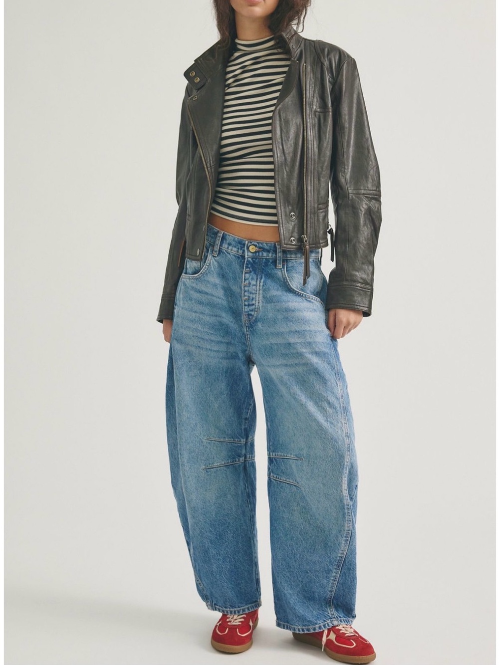 Free People Barrel Jeans Worn Once